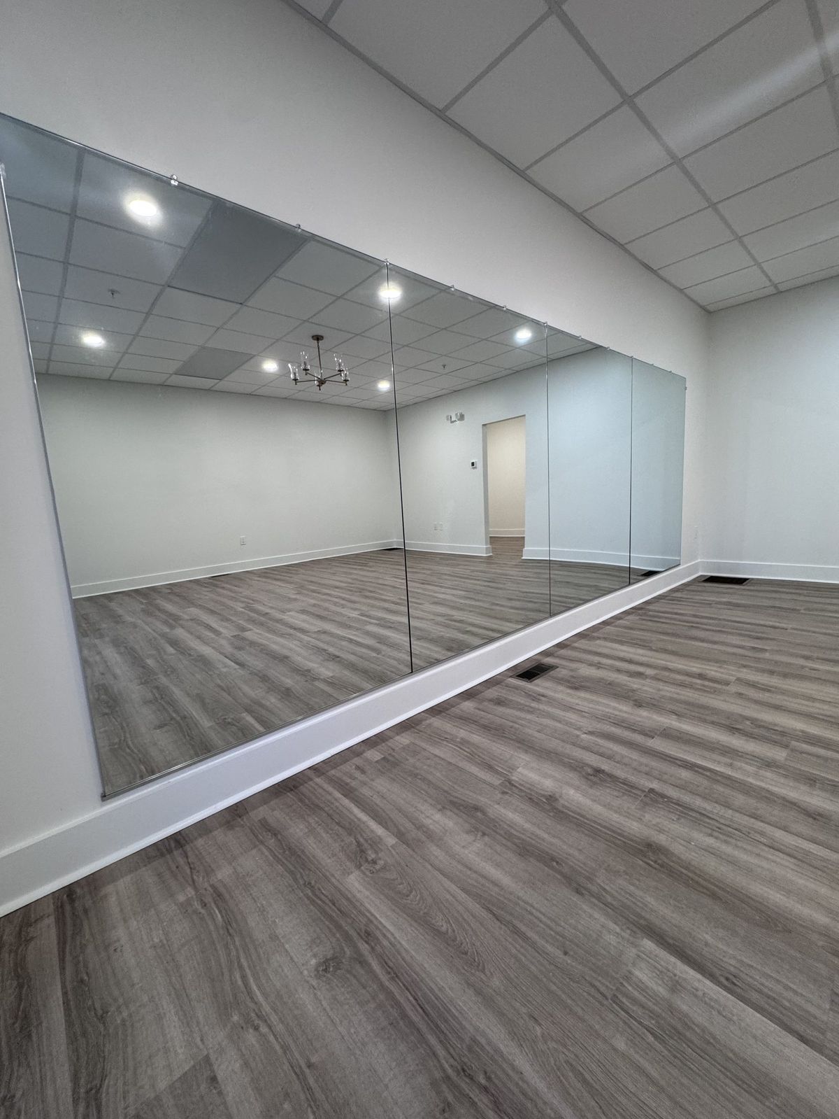 Empty studio wall